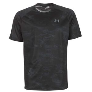 Under Armour Tech Black And Grey Camo Short Sleeve Shirt